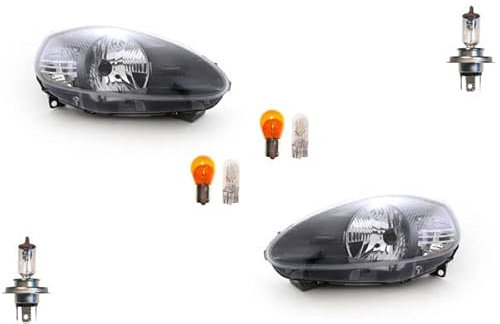 Johns, passend für Fiat Punto Scheinwerfer 199 10/05-06/08 + Leuchtmit. Set links rech.