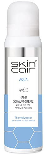 skincair AQUA Thermalwasser Handschaum - reichhaltige Handcreme zur Pflege aller Hauttypen, intensive Pflege für die Hände - 100 ml
