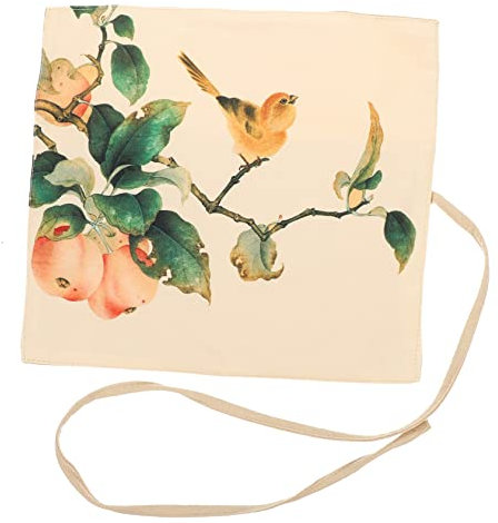 UPKOCH Rollen Besteck Aufbewahrungstasche Outdoor-Tasche Für Essstäbchen Bestecktasche Aufbewahrungstasche Für Utensilien Reisebesteck Geschirr Küchenutensilien Reisen Leinen Baumwolle