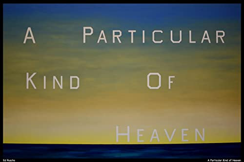 ed ruscha a particular kind of heaven jpb 39677873460 o 1 A4 Poster on Canvas - Filmkunstposter in verschiedenen Größen für Wohn- oder Schlafzimmerideen. Randlose Kultfilmbilder, klassische ikonische