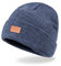Levi's Unisex-Erwachsene Ganzjahresmütze mit Bündchen Beanie-Mütze, Blau meliert, Einheitsgre