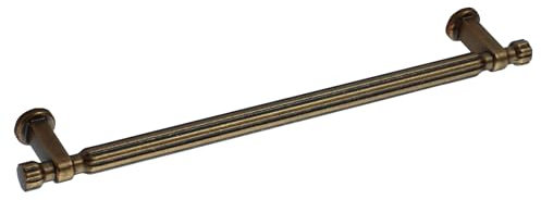 FURNIWARE Pack of 10 Vintage Drawer Handles, Antique Brass Cabinet Pulls Kitchen Door Handles Hardware Pulls Kitchen Cabinet Door Handles-192mm(7.6 Inch) Hole Center
