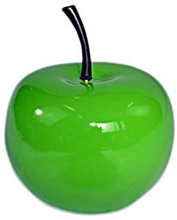 Casaflora Deko-Apfel in Hochglanz grün Ø15x18