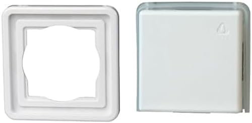 Kopp 302302071 Abdeckrahmen Unterputz Feuchtraum, 1-Fach, arktis, Weiß, 1-Fach Rahmen