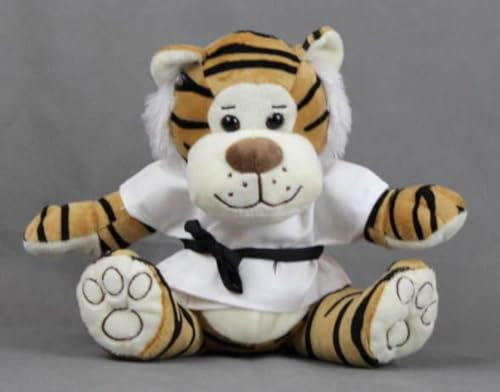 BAY Tiger DJ Plüschtier Kuscheltier Teddybär Karate Taekwondo Kickboxen Kampfsport Judo MMA Krav MAGA Stofftier Maskottchen Glücksbringer Geschenk