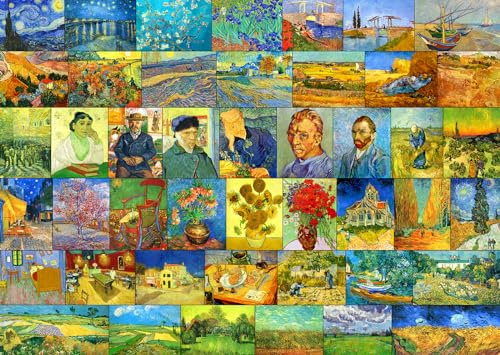 Jigsaw Puzzles 1000 Pieces Van Gogh Collection Puzzles For Adults 1000 Pieces Vincent Van Gogh Gallery Puzzles for Adults Jigsaw Puzzle Famous Painting 1000 Piece Puzzles 1000 Piece Puzzles For Adults