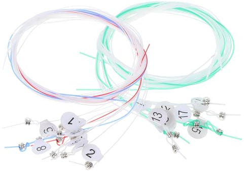 OFFSCH 4sätze Professionelle Lyra Ersatzsaiten Nylon Saiten Für Harfe Langlebig Und Robust Klare Klänge Einfache Installation Für Musikliebhaber Und Instrumentenreparaturen