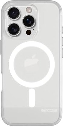 Incase Transparente schlanke Apple Magsafe-Hülle für iPhone 16 Pro, 2,4 m Fallschutz, ultradünn, langlebig, leicht, Apple iPhone-Hülle, integrierte Magnete, MagSafe-Ladefunktion