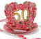 Favour Pop Up® - NEU - eine romantische 3D Glückwunschkarte zum 50. Hochzeitstag, auch für Gutschein oder Geldgeschenk zur Goldhochzeit. XP924