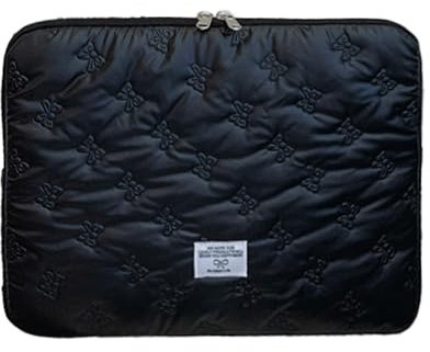 9-11 Inch Tablet Sleeve Case for iPad Pro 11 Air 4 10.2 Tab Protective Bag Cute Heart Quilted Puffy Laptop Pouch Carrying Case