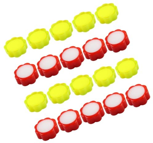 SHINEOFI 20stücke Schwamm-fingerbefeuchter Becher Für Finger Befeuchtungsschwamm Fingerbefeuchtungszubehör Gesichtsmalschwämme Fingerfeuchtigkeit Zum Geldzählen Nasser Fingerschwamm