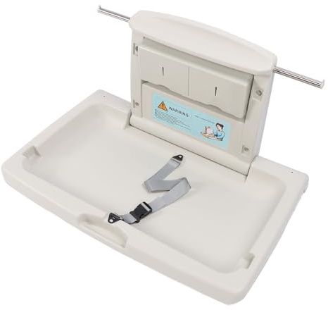 Baby-Wechsels Tation, Herunter Geschnittener Baby-Wickelt Isch mit Sicherheits Gurt für Kommerzielles Badezimmer, Wand Montierte Horizontale Windel-Wechsels Tation, die Jede