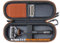 Woollo PU Tasche Kompatibel mit Gillette ProGlide Rasierer,Fusion 5 Nassrasierer and Mach3 Nassrasierer Tragbar Hart Reise Case Etui Hülle Wasserdicht Tasche für Fusion 5,Orange