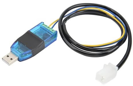 PEPWE Schnelles USB-Programmierkabel für EM150/2 EM200/EM260/Controller mit CAN-Bus und ABS-Gehäuse, USB-CAN-Kabel für VOTOL-Controller
