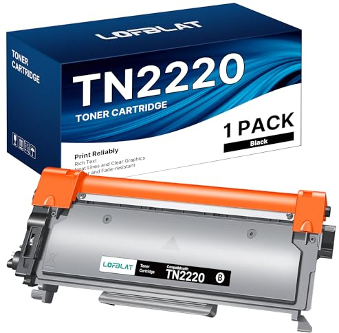 Toner TN2220 TN 2220 Cartridge Black Kompatible für Brother TN2220 HL-2130 | für Brother MFC-7360N Toner hl-2250dn MFC-7360N DCP-7055W FAX-2840 FAX-2940 HL-2130 HL-2250DN HL-2130 (1er-Pack, Schwarz)