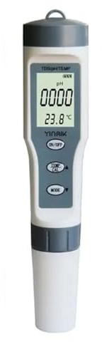 Wassertester, Digitales PH-Meter 3-in-1 TDS PH TEMP Tester Pen Handheld Hochpräziser Wasserqualitätstester for Trinkwasser