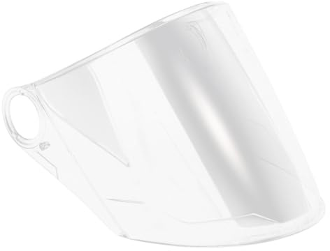 COOPHYA Visiera Casco Moto di Ricambio in Acrilico, Lente Protettiva | Visiera Lunga Casco, per Casco Moto Aperto, Antiappannamento Casco Moto, Casco Jet Fever