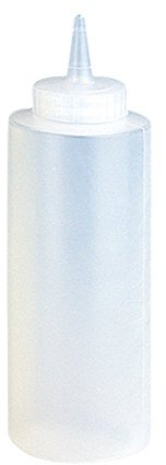 García de Pou 6 Unités - Poires à Sauces 360 ml 6 x 22 cm Translucide Ldpe