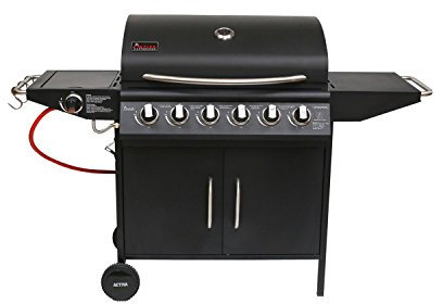 Activa Florida Gasgrill Grillwagen für 12 Personen 15kW+3,2kW mit Seitenkochbrenner
