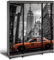 IDMarket – Armario de almacenamiento plegable ropa de tela NEW-YORK vestidor XXL