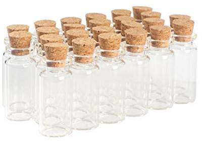 Magic Season Dekorative Glasflasche (24 Stück / 10 ml)