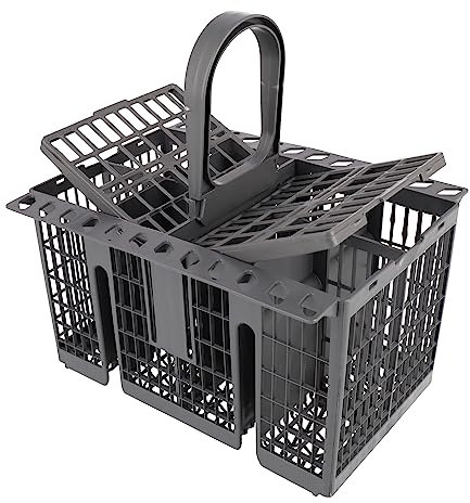 sparefixd Panier à couverts gris pour lave-vaisselle Whirlpool
