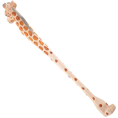 Amosfun Rückenkratzer, handgefertigt, Tiertherapeutischer Rückenkratzer, Körperentspannung, Massagegerät zum Kratzen von Juckreiz, Geschenk für Freunde und Familie, Giraffe