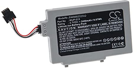 vhbw Batterie Compatible avec Nintendo WUP-010 Manette de Jeu Gamepad (2450mAh, 3,7V, Li-ION)
