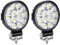 Willpower 2PCS Phare de Travail LED 3.2'' 42W Projecteur LED 12V 24V Etanche IP67 Spot Feux Antibrouillard pour 4x4 Voiture Camion Tracteur SUV Bateau Quad Vehicule