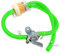Kraftstofffilter Schlauch Kit,MoreChioce 1m Gummi Kraftstoffschlauch Benzinfilter Kit Universal Motorrad Ölfilter Kraftstoffleitung mit 6 Edelstahlklemmen für Motorrad Roller,Grün