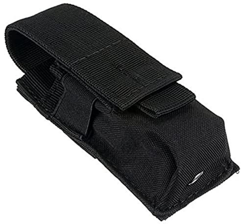 Einstellbare Taschenlampe Beutel Hochleistungs-Taschenlampe Holster Nylon-Taschenlampe Tragetasche schwarz