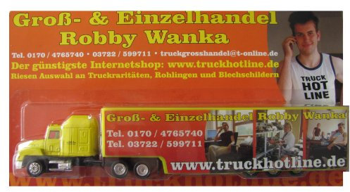 Truckhotline Nr. - Groß- und Einzelhandel Robby Wanka - Mack Hauber - US Sattelzug