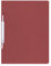DONAU 8652001PL-04 Schnellhefter Pressspan A4 / 10er Pack - 10 Stück/Farbe: Rot/Kartonschnellhefter für DIN A4 390 g/m² - Pappe Extrastark/für Schule Job Büro und zu Hause