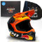 Kini Red Bull Motocross Helm Herren [Premium] Geprüfter Motorradhelm für Renneinsatz - Crosshelm auch als Enduro Helm Downhill Helm einsetzbar - Motocross Helm Brillenträger geeignet (XL, Flash Helm)
