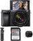 Sony Alpha 6400 | APS-C Mirrorless Camera with Sony 18-135 mm F3.5-5.6 Zoom Lens - Creator Kit (Bluetooth Shooting Grip, E 11mm F1.8 Lens, Memory Card, Flash)