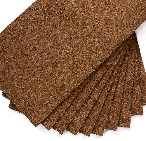 Terra Exotica Kokosfasermatte 100x50cm - 10x Kokosfasermatte als Rückwand für Terrarien in 30x30 cm, 50x50 cm, 40x40 cm & 100x50 cm erhältlich