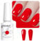 Vishine Watermelon Red Gel Nail Polish, 1Pcs 8mlWatermelon Red Gel Polish Color Nail Polish Gel High Gloss Soak Off U V Gel Nail French Nail Manicure Salon DIY L258