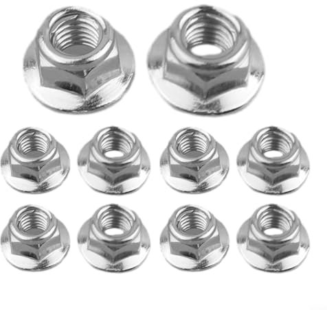 For Electric Cordless Grass Trimmer Protective Gasket Nut Replacement, Pack of 10