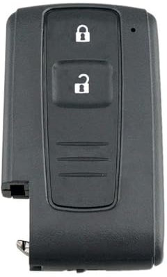 Key Fob for Toyota Corolla Prius Verso, 2 Buttons Car Key Shell No Chip
