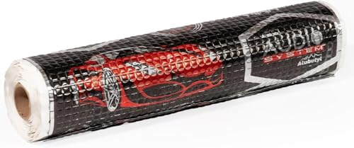 vibrofiltr Tapis d'isolation en aluminium butyle - 2 mm - 50 x 400 cm - 2 m² - Isolation acoustique du véhicule - 3,2 kg/m² - Isolation acoustique pour voiture, camionnette, camping-car - Protection
