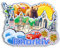 Quwsne Kühlschrankmagnet Charkiw, Ukraine, Kühlschrankmagnet, Stadt, Reise, Souvenirs, Touristengeschenke, 3D, klassische Sehenswürdigkeiten, handgefertigt, Handwerk, Heimdekoration, 2376