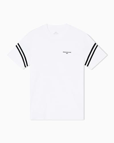 Armani Exchange Herren Arm Band Text Logo Tee T-Shirt