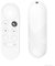 Télécommande en Silicone Compatible avec Chromecast TV 2020, télécommande TV vocale, étui Souple (étui Uniquement) (Blanc)