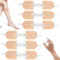 6 Pièces Strip Pansement, Strips Sutures Adhésives, Pansements Adhésifs pour Fermetures de Plaies d'Urgence, Autocollants à Points Zippés pour Le Camping