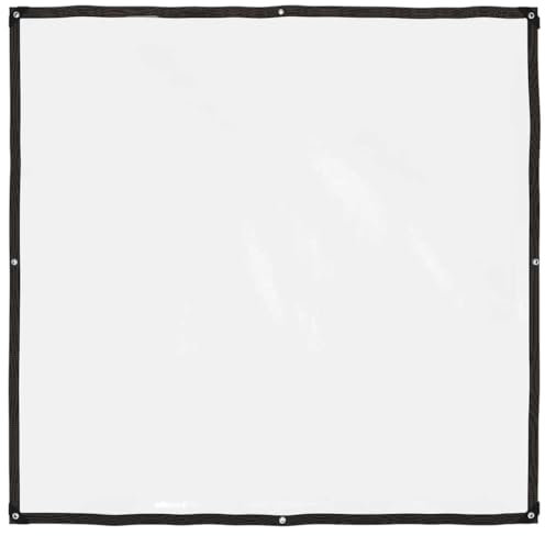 vidaXL Transparente Plane mit Ösen 2x2 m Polyethylen