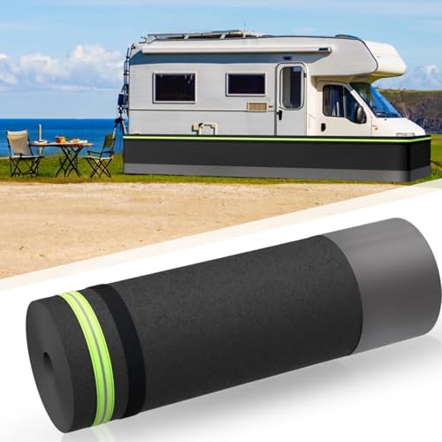 Fnylotusr Plinthe pour Camping-Car avec Serrure à Combinaison | feuille de toiture en polycarbonate imperméable, connexion de plaques métalliques étroitement protégées