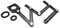 PARENCE.- Mehrwinkel-Messlineal mit Positionierloch - Winkellehrwerkzeug - Aluminiumlegierung - 6 Seiten