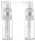 Losueeun Pack of 2 Glitter Dust Sprayer Transparent Glitter Bottle Empty Multipurpose Empty Plastic Bottle 50ml