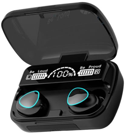 TEHAUX M10 Headset Running Wireless Earphone Noise Reduction Earbuds Touch Control Ipx7 Waterproof Compact Design Uk