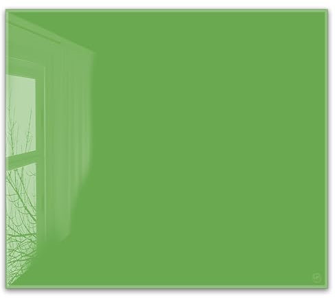 ®timalo Herdabdeckplatte einteilig | 60 x 52 cm Grüne, Lime | einfarbig uni | 4mm ESG-Glas Ceranfeldabdeckung, Glasplatte, Schneidebrett, Abdeckplatte, Herd, Induktion
